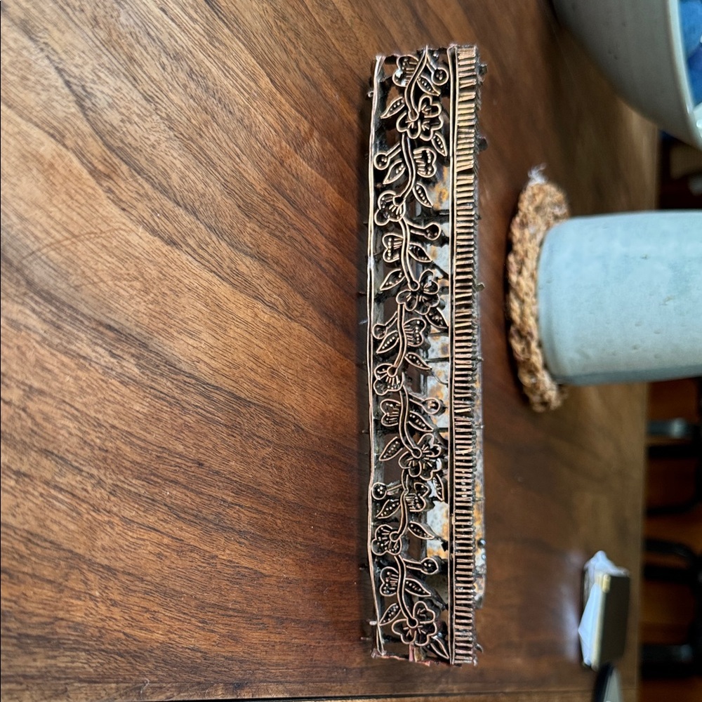 Floral Metal Hair Clip